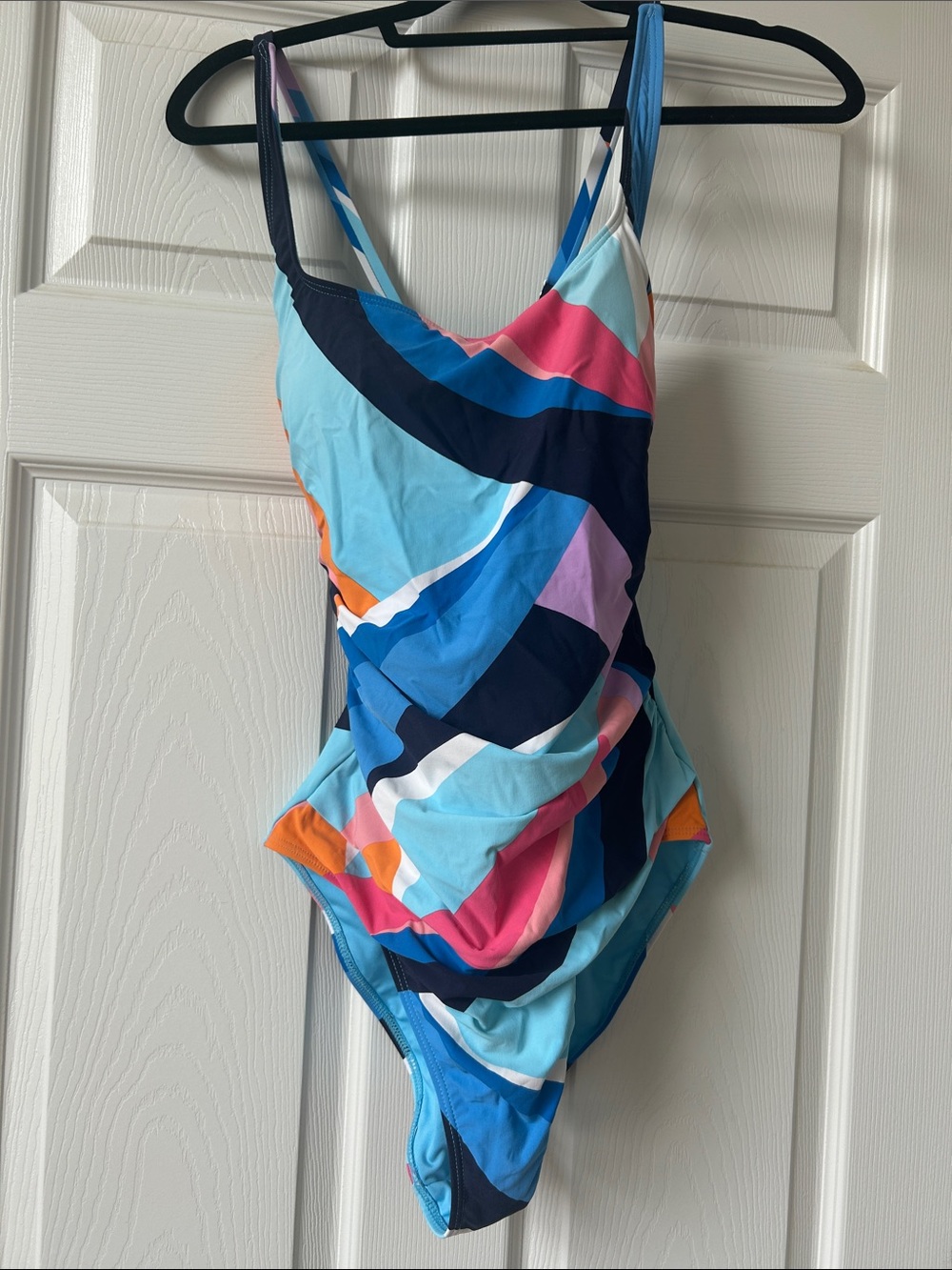 Nautica Bright Multi-Color Women’s One-Piece Swimsuit